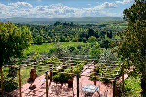 Veranda esterna Poggio al Coniglio